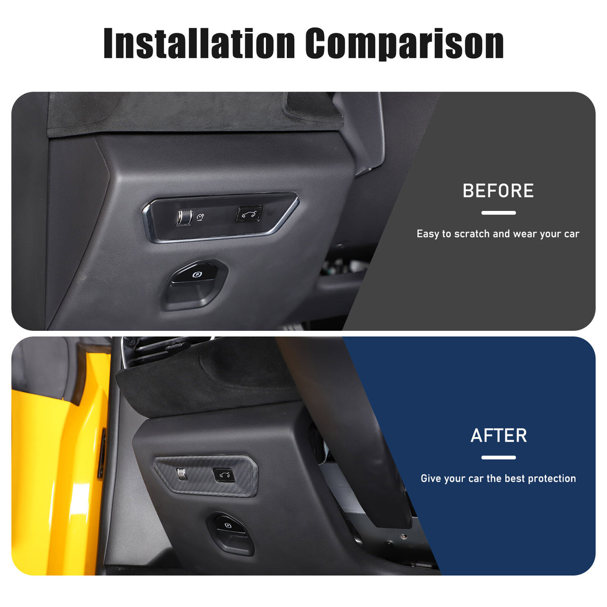 Matte Real Carbon Rear Door Tailgate Switch Cover Trim For Lotus EMIRA 2021-2025 16