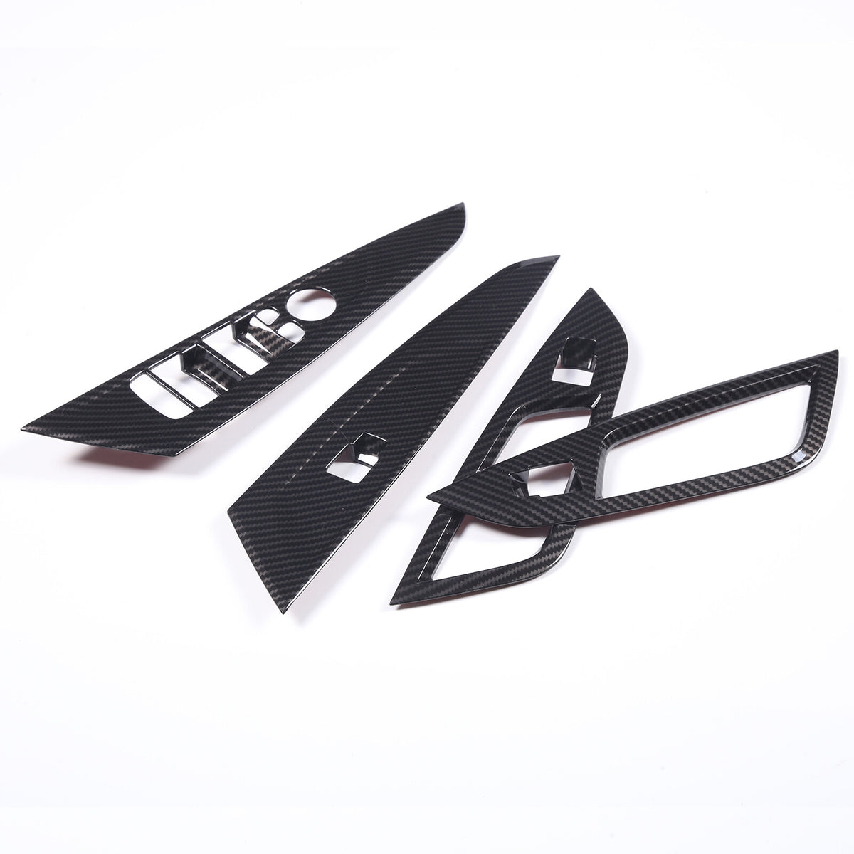 Window Lift Switch Trim Frame For BMW 4 Series 2021-2022 Carbon Fiber Style US 5