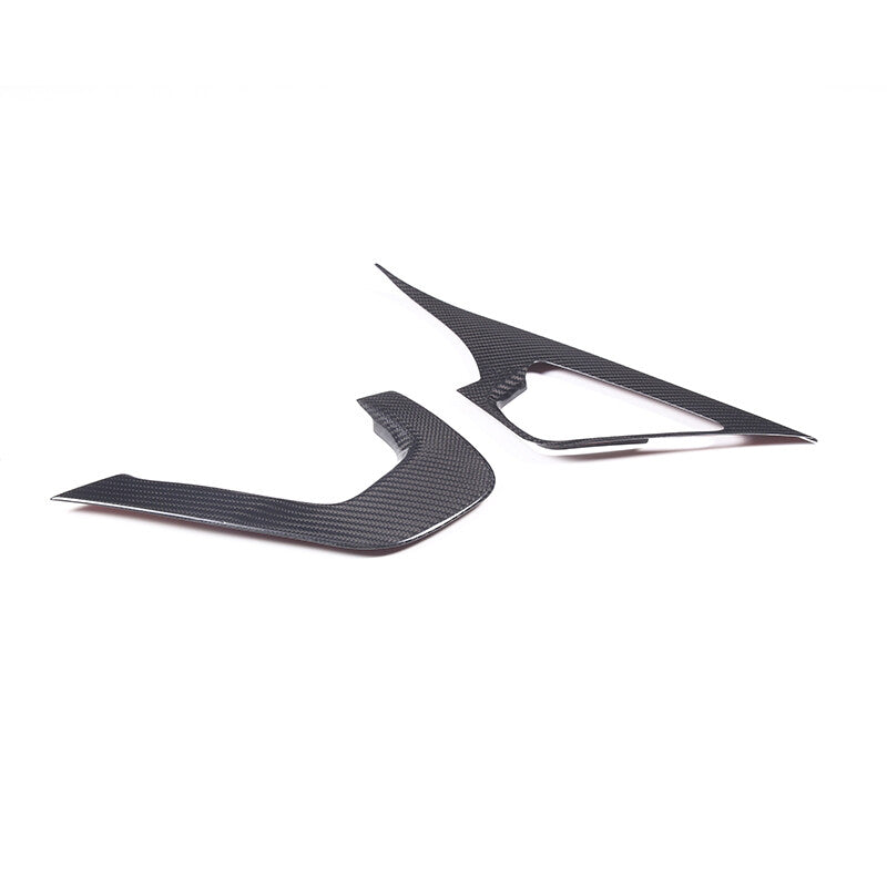 Dry Carbon Fiber Co-pilot center Grab Handle Cover Trim For Corvette C7 2014-19 6