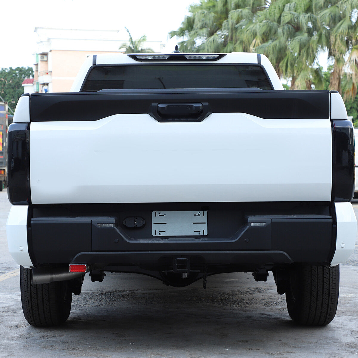 Smoked Black Blackout Taillight Cover Blackened Shell For TOYOTa TUNDRA 2022-26 5