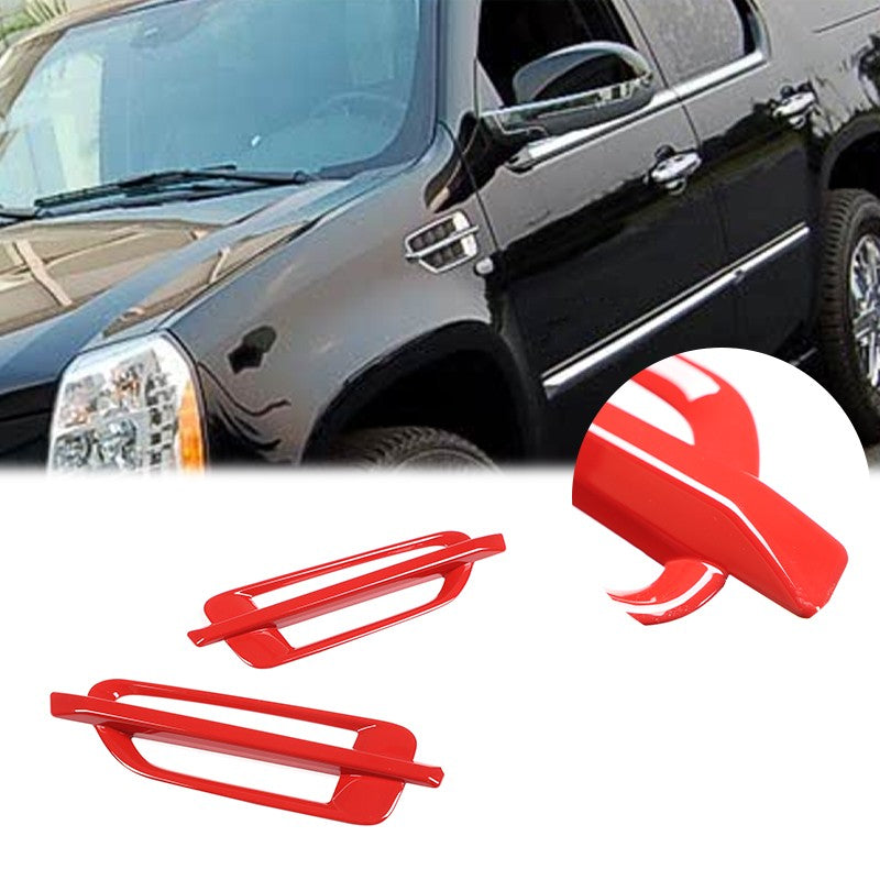 Sport Red ABS Side Fender Trim Cover For Cadillac Escalade 2007-2014 23