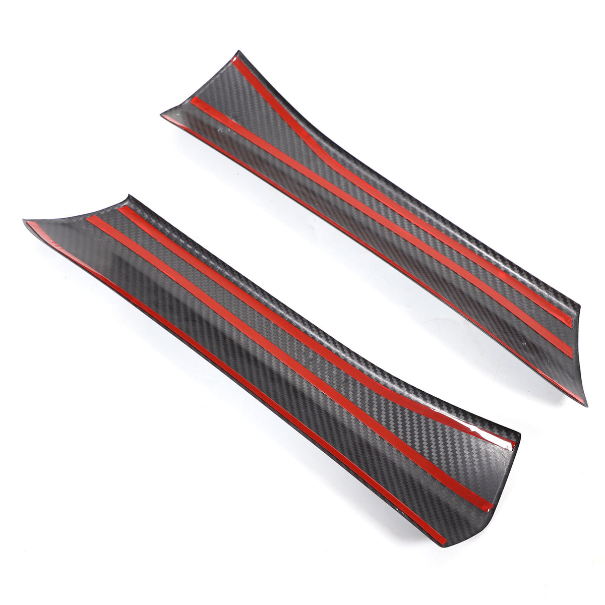 Real Carbon fiber Center Gear Shift Side Trim For Subaru WRX STI VB AT 22-24 8