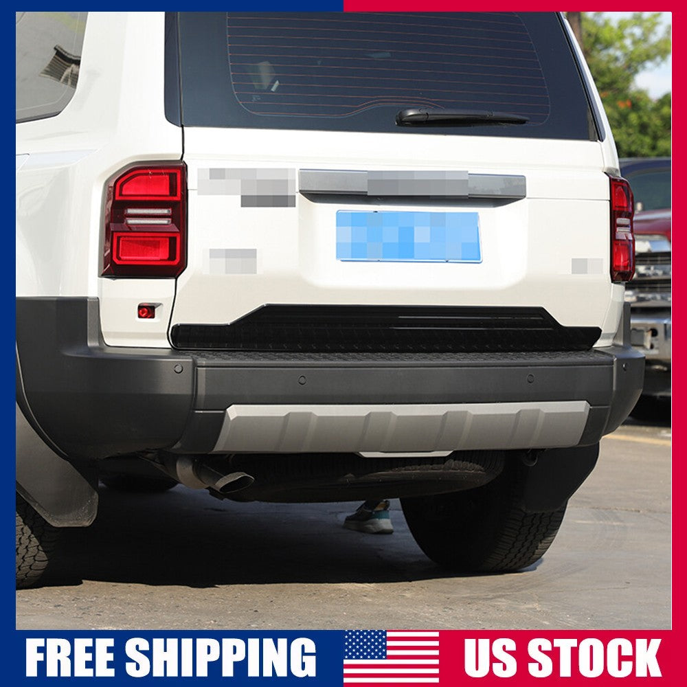 Glossy Black Molding Tailgate Liftgate Trim For Toyota Land Cruise LC250 24+ US 1