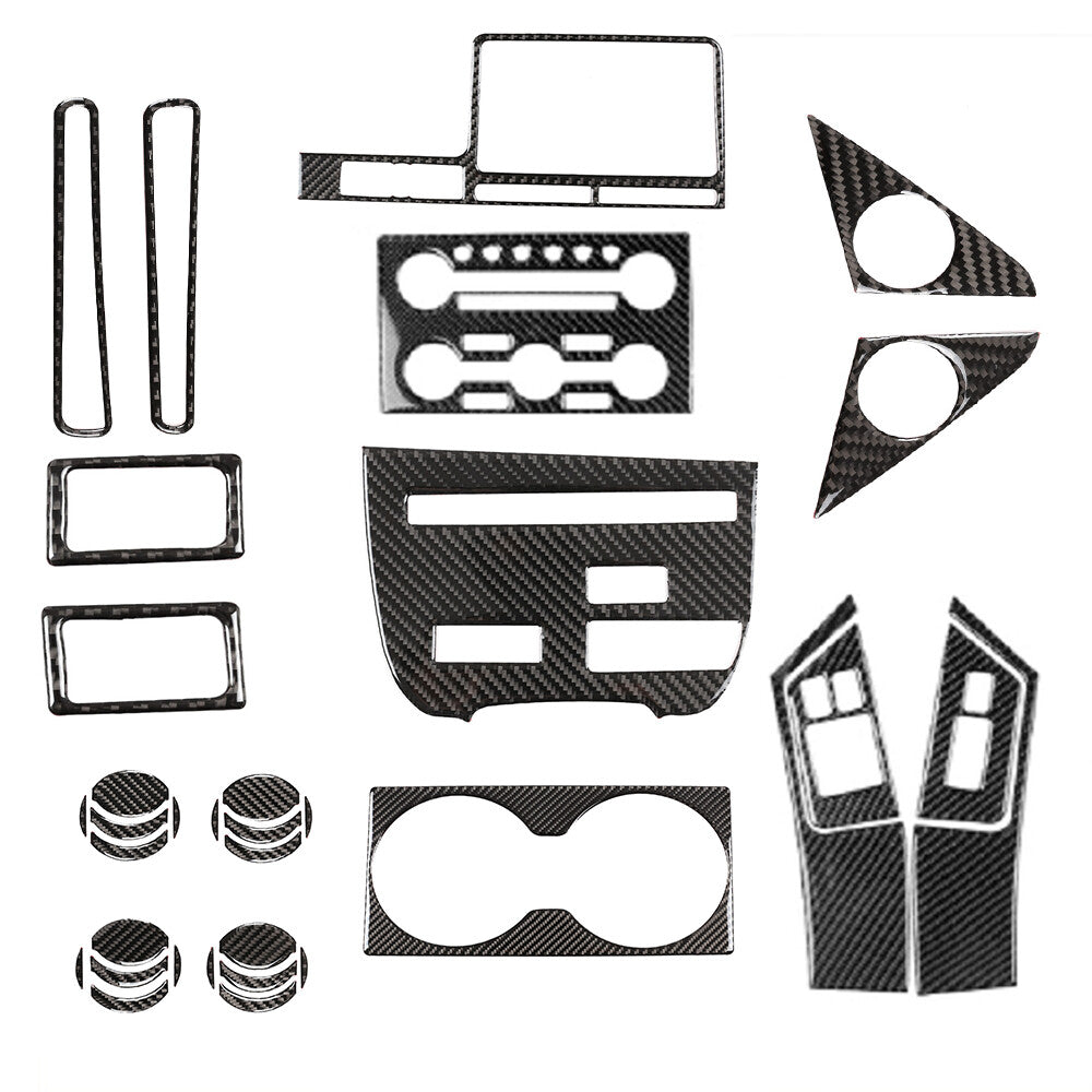 Carbon Interior Cover Trim Car Modified Decoration Sets For Nissan GTR R35 08-16 1