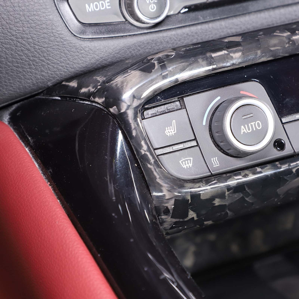 Forged Carbon Center Console Panel Trim Cover For Toyota SUPRA MK5 A90 2019-2024 7