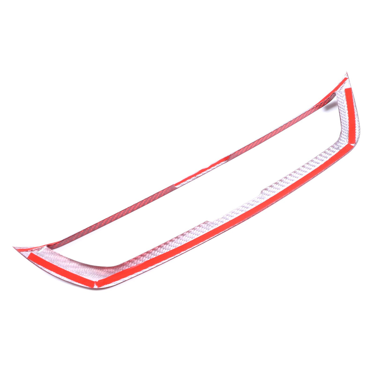 Red Real Carbon Fiber Center Air Vent Trim For Alfa Romeo Giulia 952 2017-2020 10