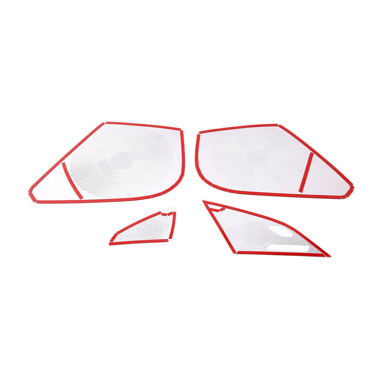 Stainless Stee Door Horn Net Speaker Net Patch For Corvette C7 2014-19 US 7