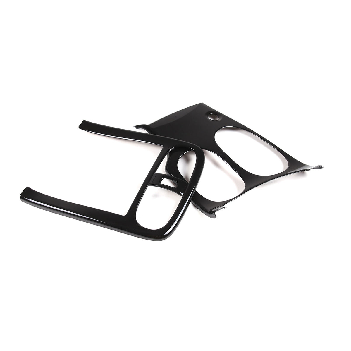 Glossy Black ABS Interior Full Center Console Trim Set For Corvette C6 2005-13 13