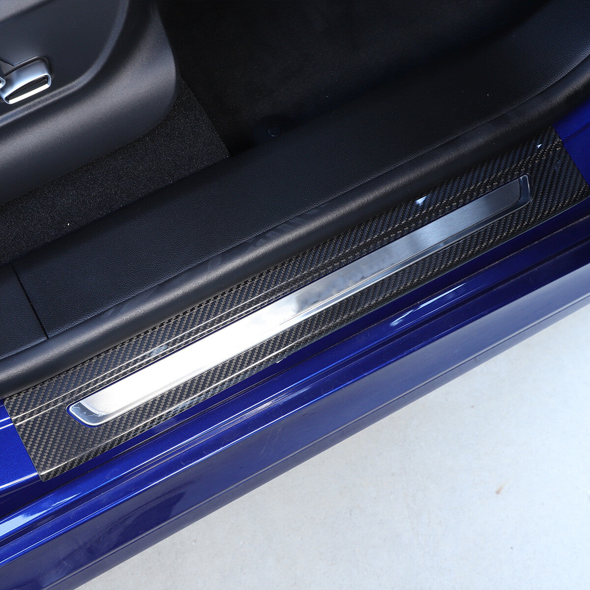 Real Carbon Fiber Scuff Plate Door Sill Cover Protector For Maserati Grecale 22+ 7
