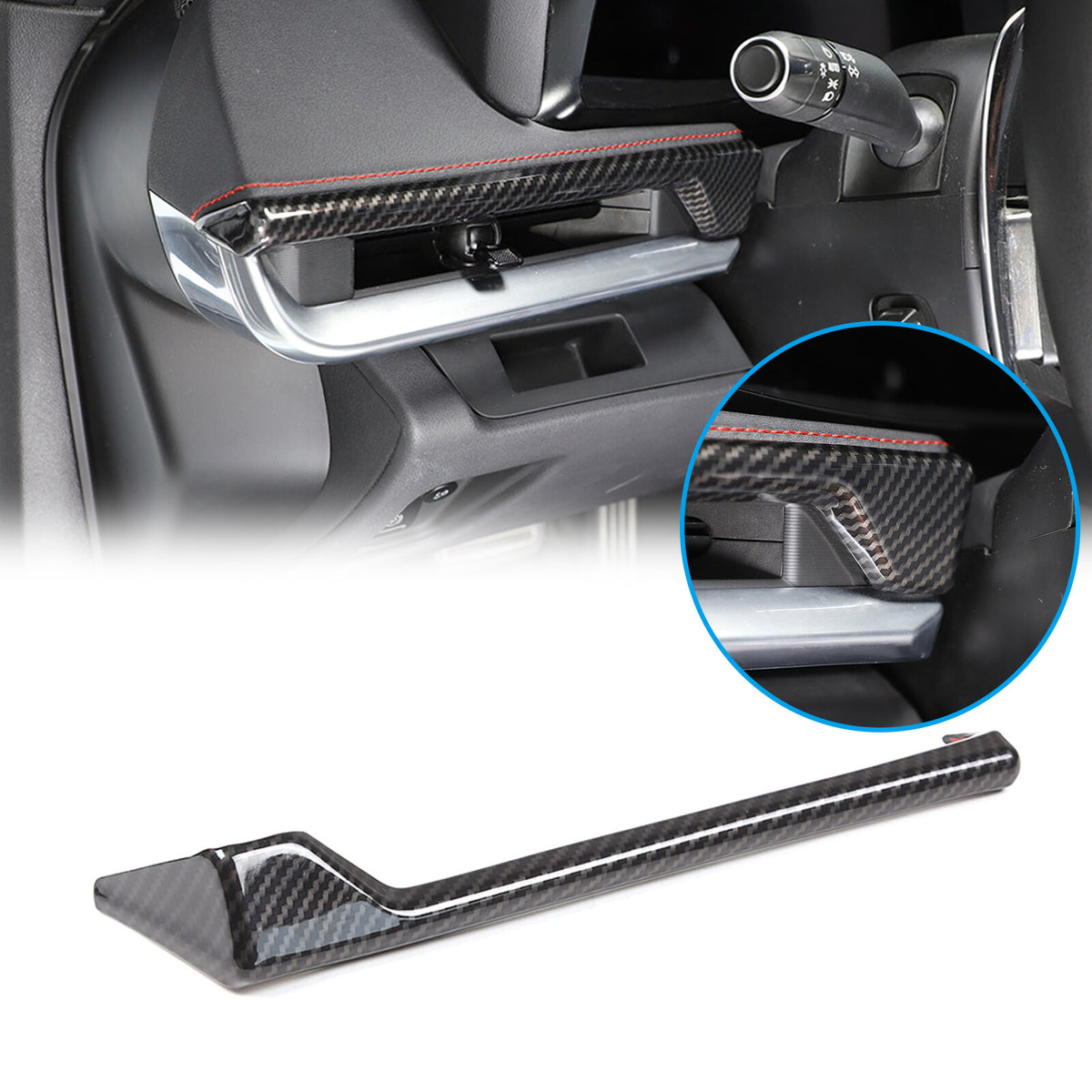 Carbon Fiber ABS Interior Full Decor Cover Trim Kit For Corvette C8 2020-2025 - Styles 51-55 6