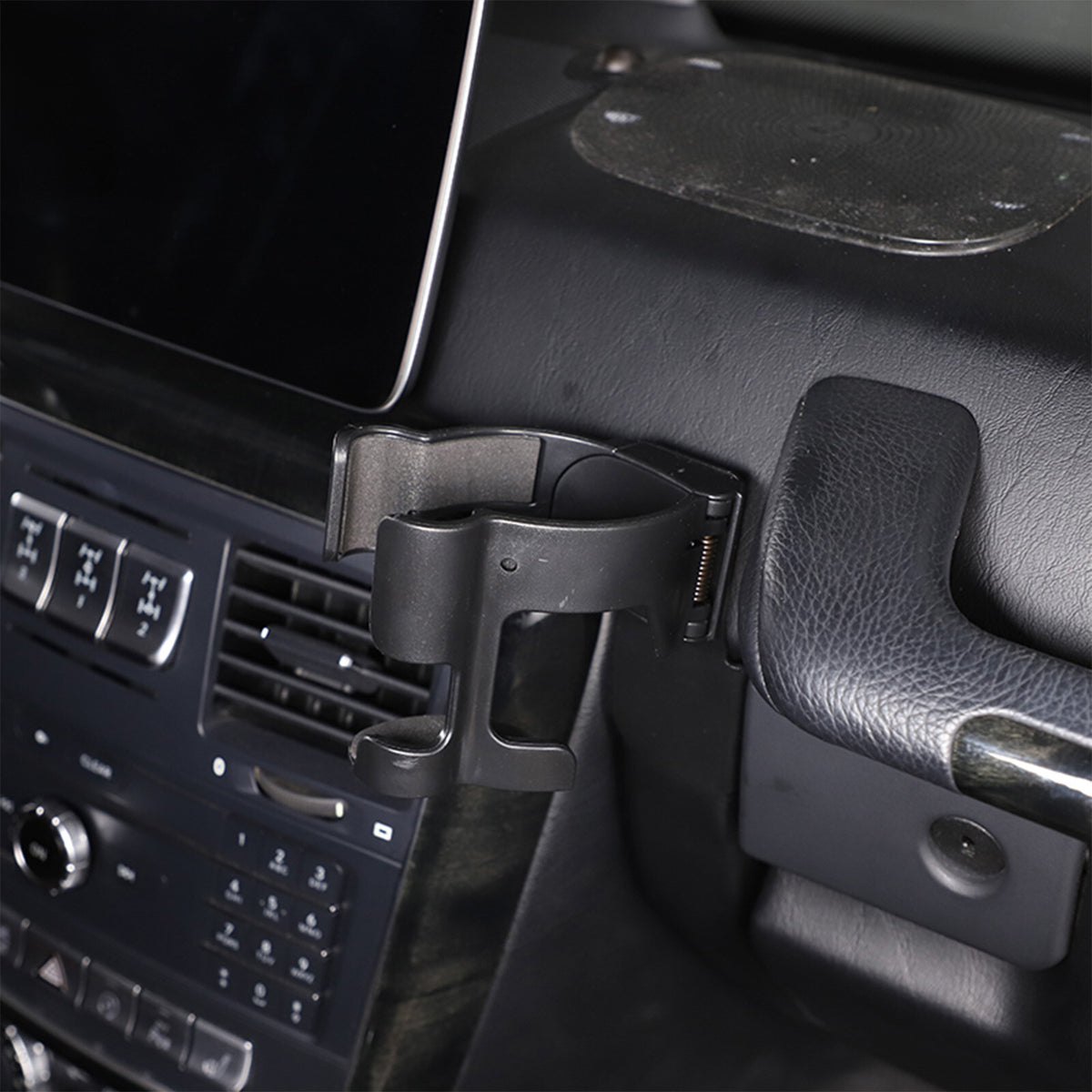 Center Console Cup Holder & Phone Mount Stander For Mercedes G-Class 2007-18 US 8