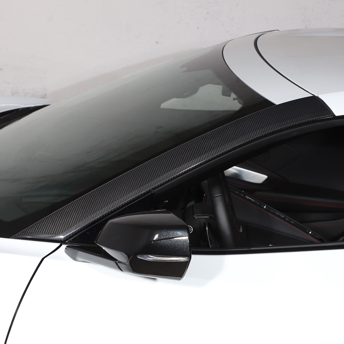Real Carbon Fiber Full Exterior Set Decor Cover Trim Kit For Corvette C8 2020-26 103