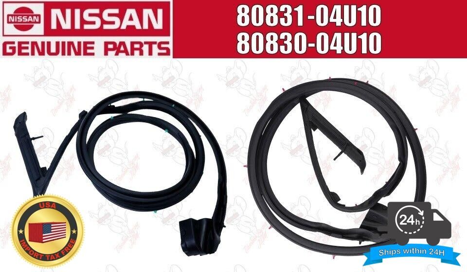NISSAN Skyline R32 DOOR WEATHER STRIP LH RH Set 80831-04U10 80830-04U10 OEM 1