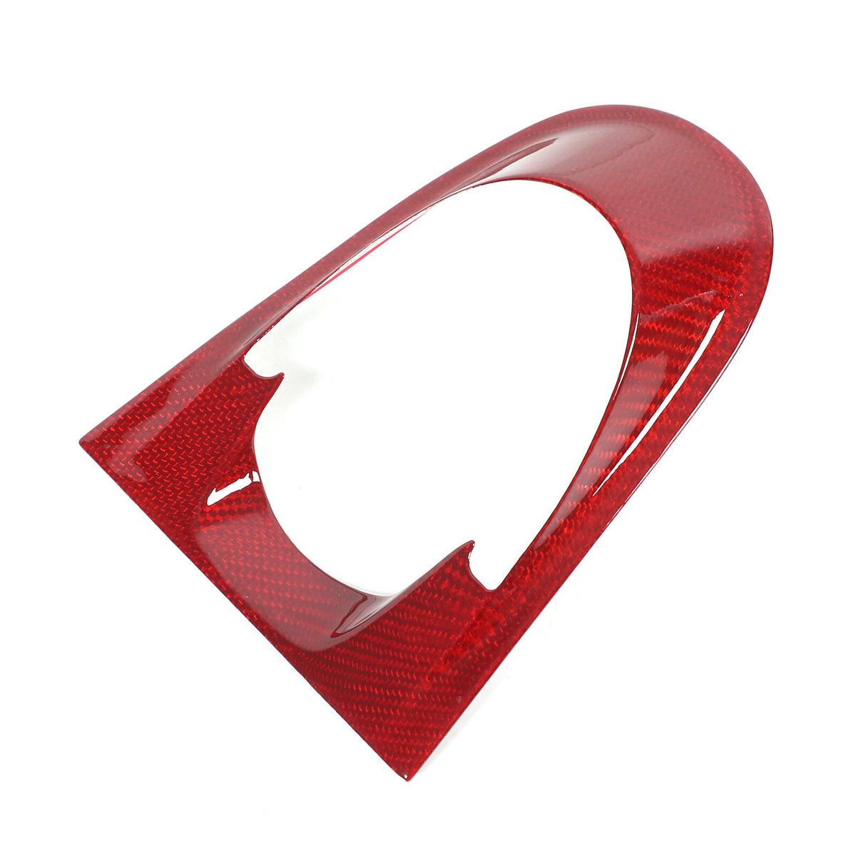 Red Carbon Fiber Instrument Panel Cover Overlay For Porsche Panamera 971 2017-23 4