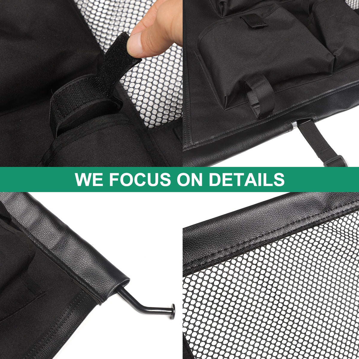 Rear Trunk Cargo Net Storage Bag Tray For Volvo XC90 2015+ 5