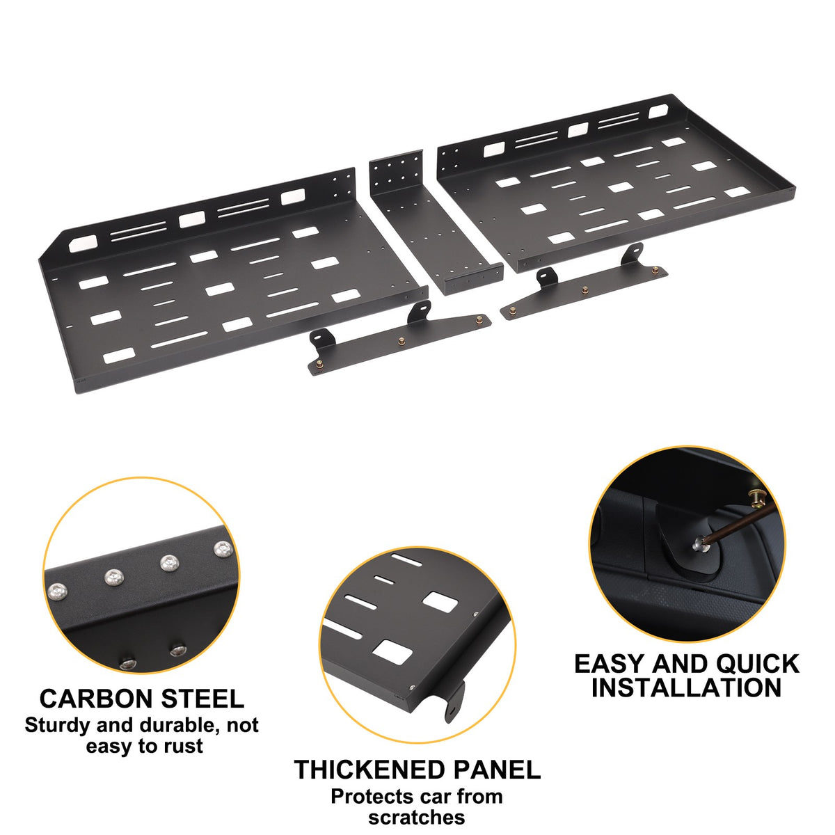 Rear Cargo Rack Luggage Storage Carrier Shelf For Subaru Forester 2019-2024 US 6