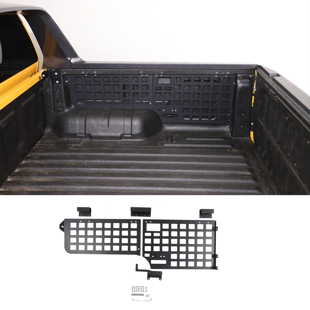 Right Side Tailgate Molle Panel Trunk Bed Storage Organizer For Ford Ranger 24+ 4