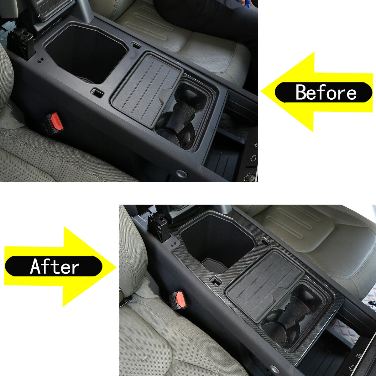 Real Dry Carbon Fiber Full Interior Trim Set For LR Defender 90 110 L663 20-23 70