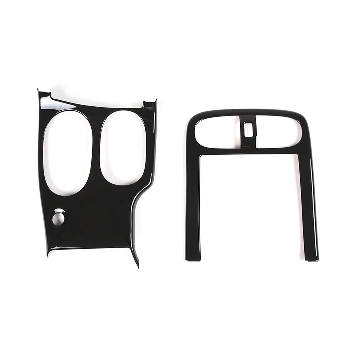 Glossy Black ABS Interior Full Center Console Trim Set For Corvette C6 2005-13 6