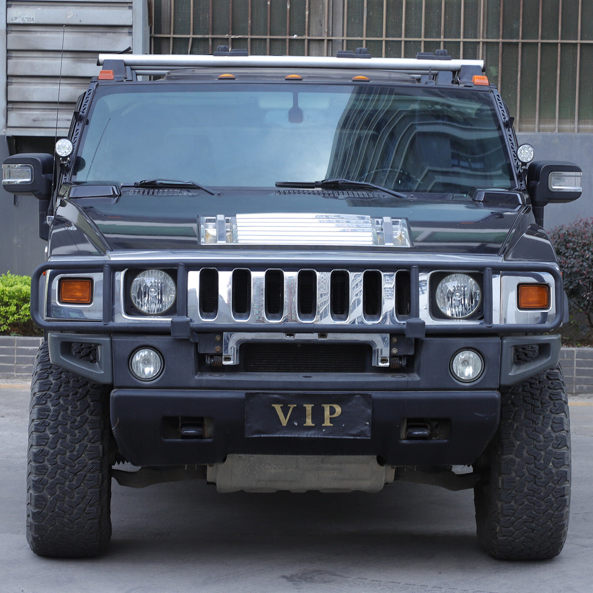 Black Steel A-Pillar LED Light Bar Mount Bracket For Hummer H2 2003-2009 US 9