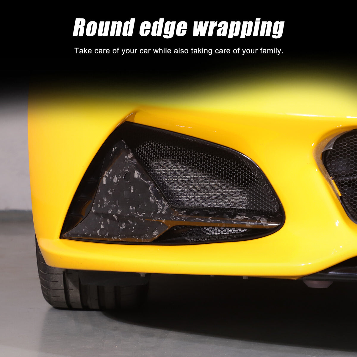 Forged Real Carbon Fiber Front bumper Grille camera Trim For Lotus EMIRA 2023-25 18
