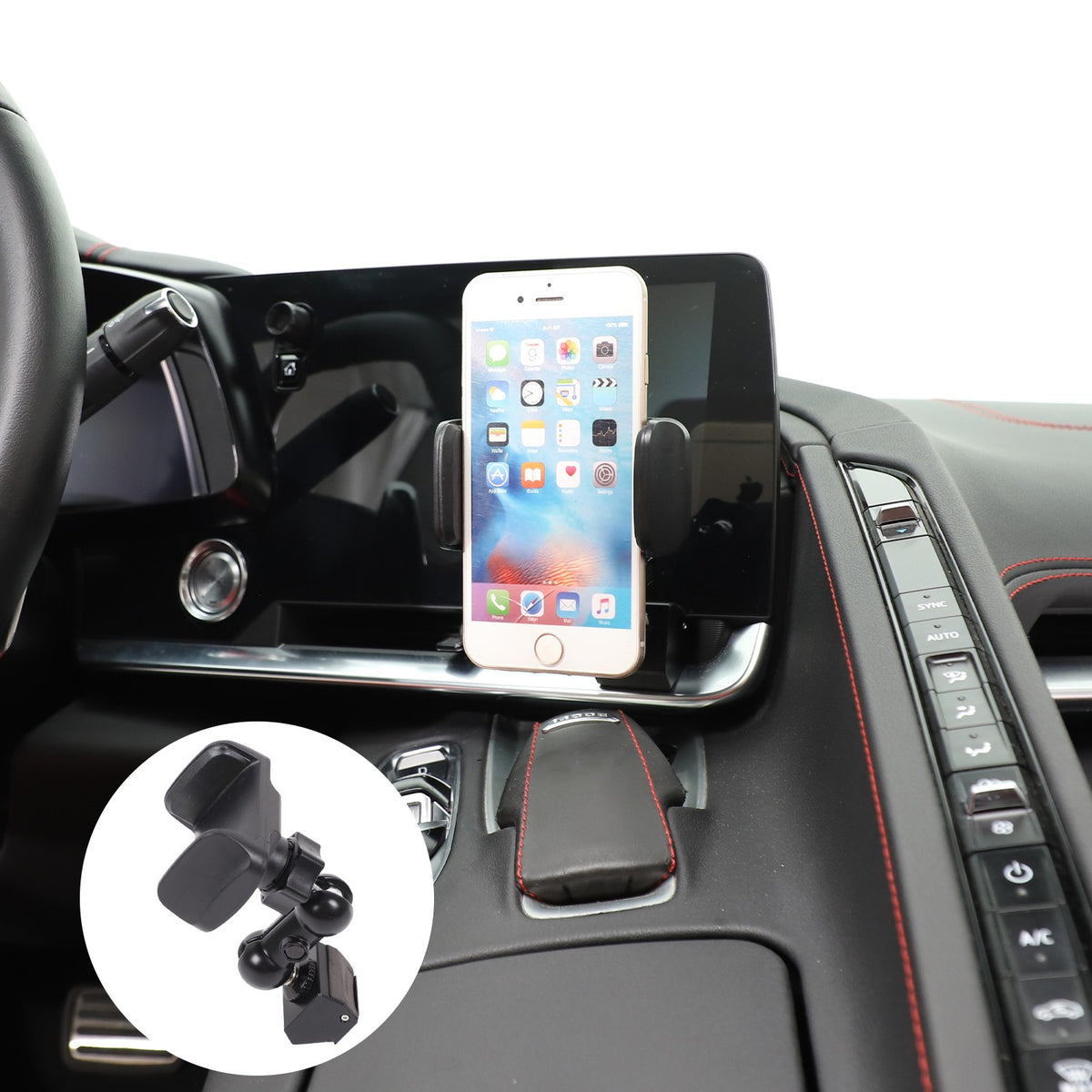 Inner Dashboard Air Vent Phone Holder Mount Bracket For Corvette C8 2020-2025 38