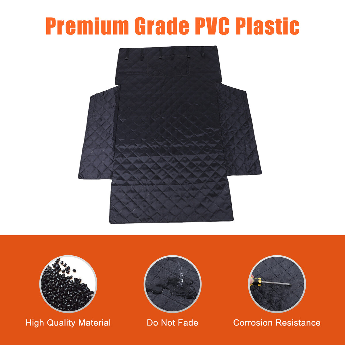 Dog Car Trunk Mat Hammock Pet Seat Cover For Toyota Land Cruiser Prado LC250 24+ 14