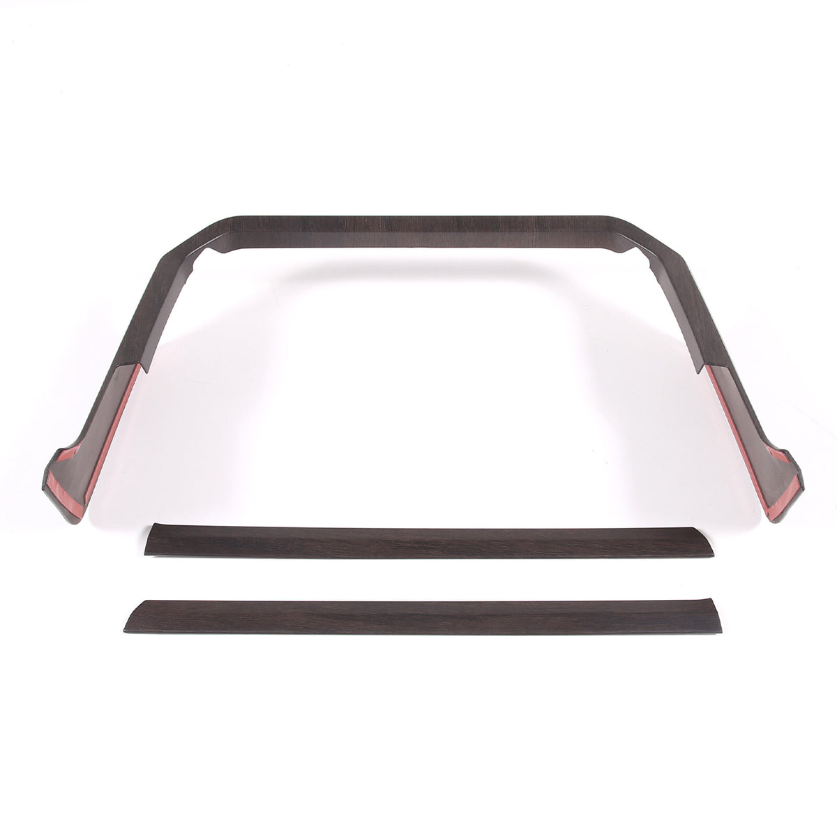 Oak Grain ABS Center Console Side Trim For Toyota Tundra Sequoia 2022-2026 US 12