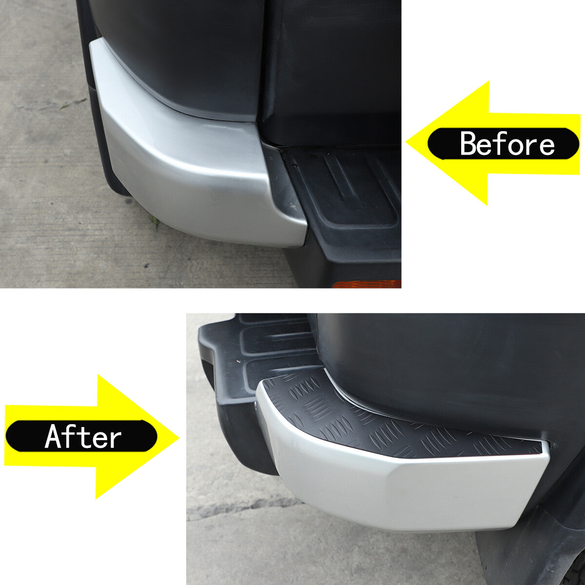 Rear Lower Bumper Side Trim Panel cover Sticker for Toyota FJ Cruiser 07-21 10