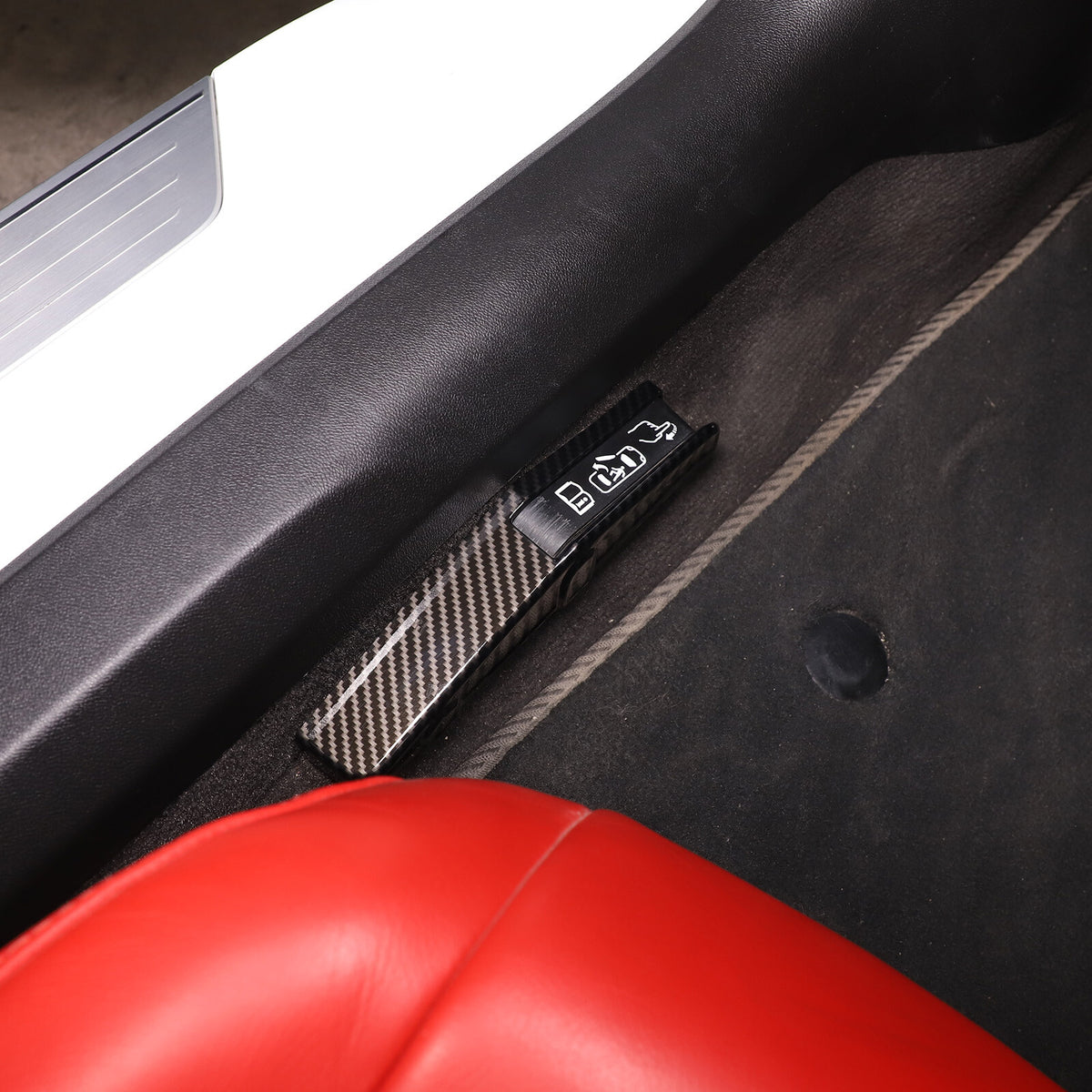 Carbon Fiber ABS Interior Full Decor Cover Trim Kit For Corvette C8 2020-2025 - Styles 31-35 13