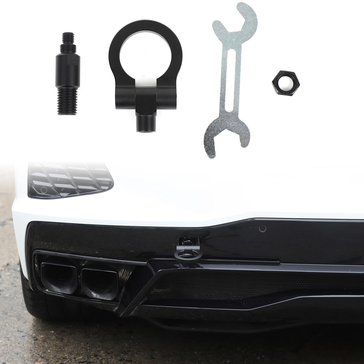 Aluminum Alloy Exterior Hood Engine License Plate Trim For Corvette C8 2020+ US - Variants 1-5 27