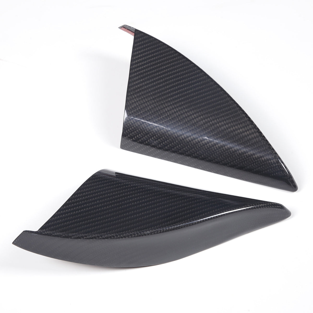 Real Carbon Fiber Inner Door Triangle A Pillar Trim For Lamborghini URUS 2018-23 7