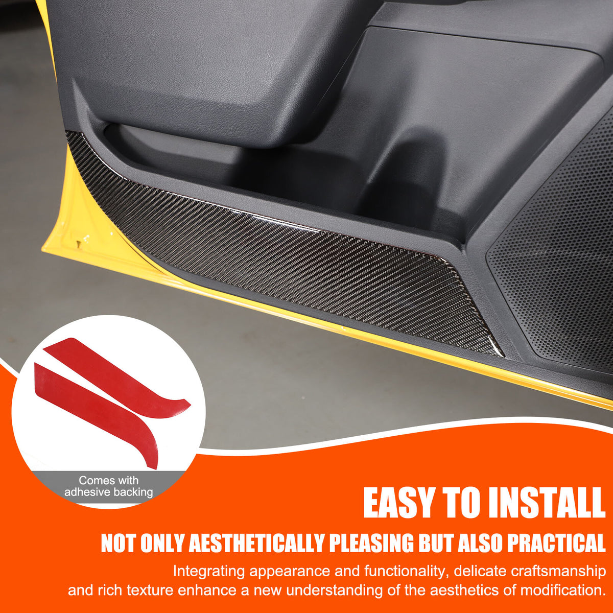 Front & Rear Door Bottom Anti-Kick Sticker Trim For Ford Ranger Raptor T9 2024 13