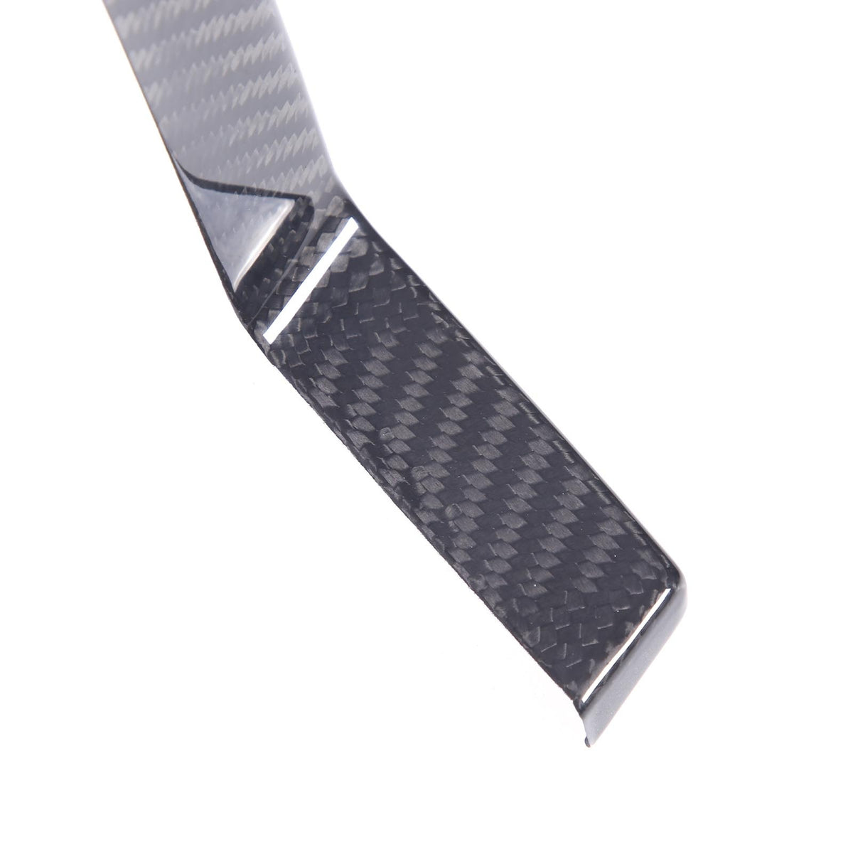 U-shape Carbon Front Bumper Mesh Grille Trim Logo Strip for LR Defender 20-24 7