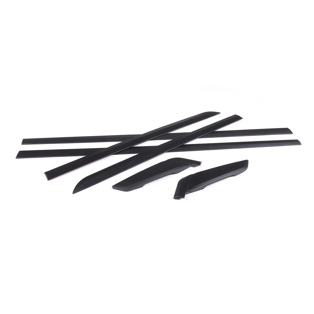 Matte Black Door Side Body Molding Trim Strips For BMW 5 Series G30 2018-22 8