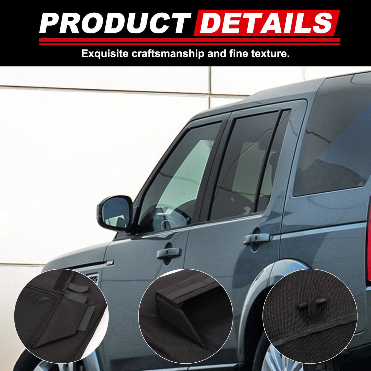 Front Window Sunshade Sun Cover Visor For Land Rover Discovery 4 L319 2010-2016 11