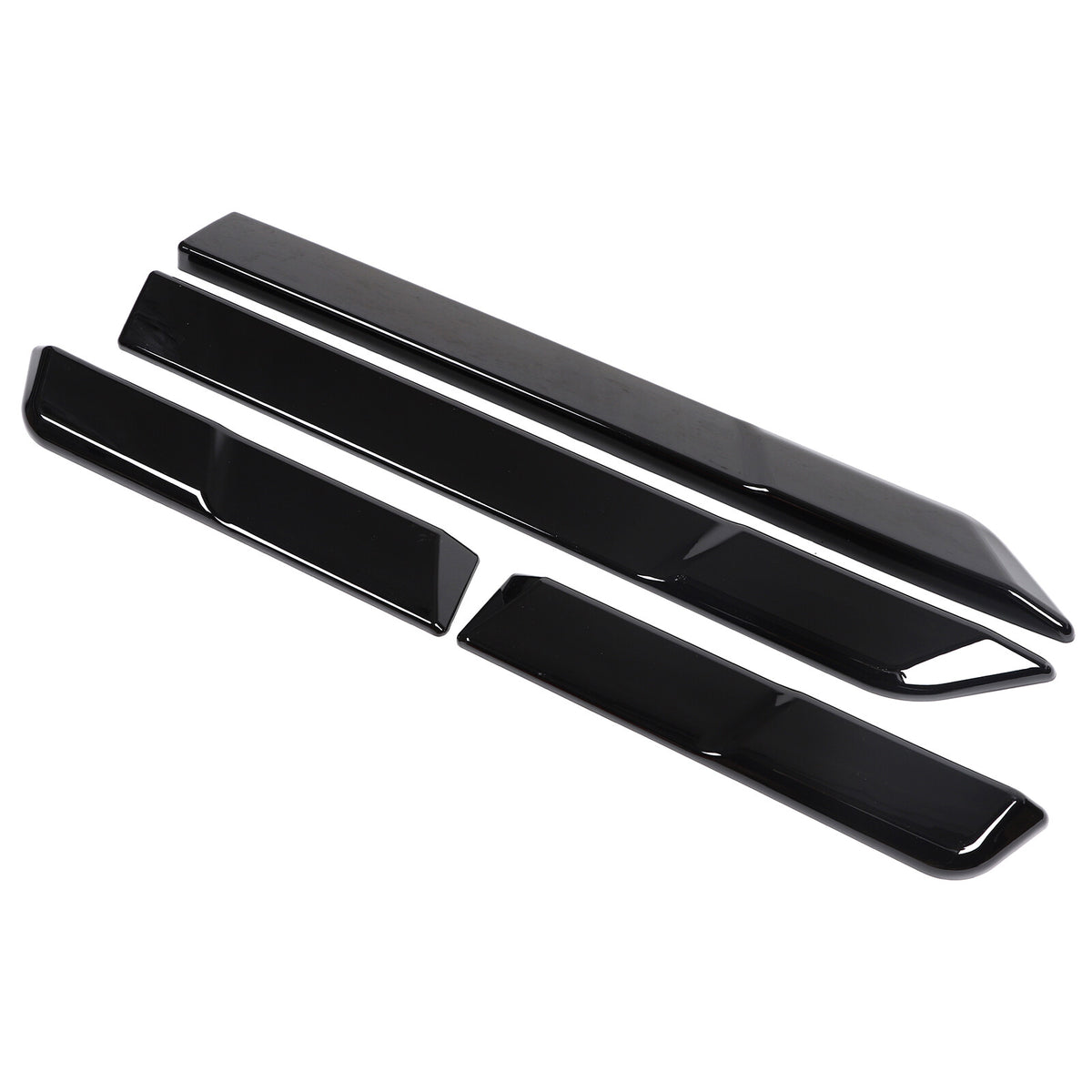 Glossy black Body Side Door Moulding Cover Trim For Toyota Land Cruiser LC250 24 4