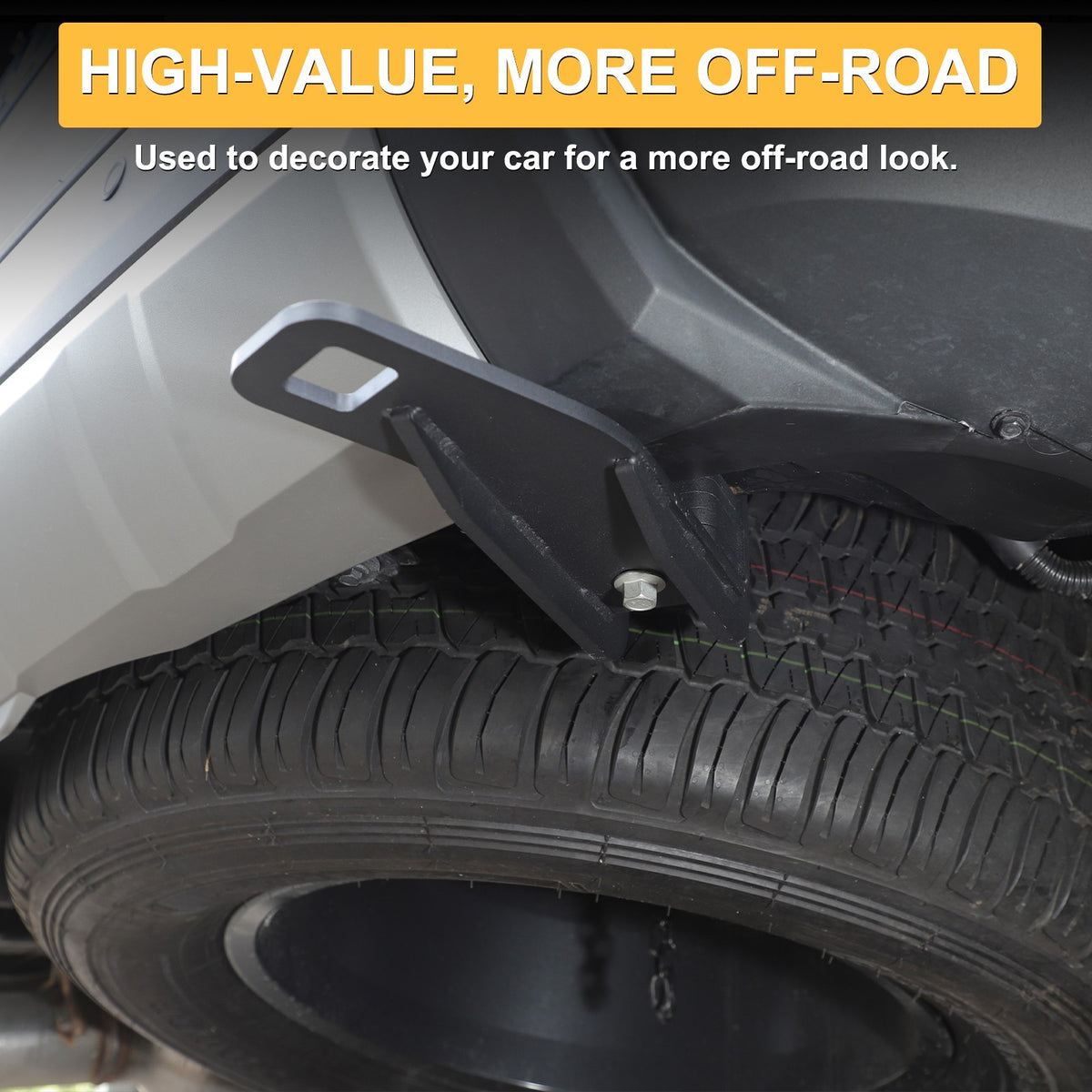 Steel Rear Bumper Right Bottom Tow Hook For Toyota Land Cruiser Prado LC250 24+ 2