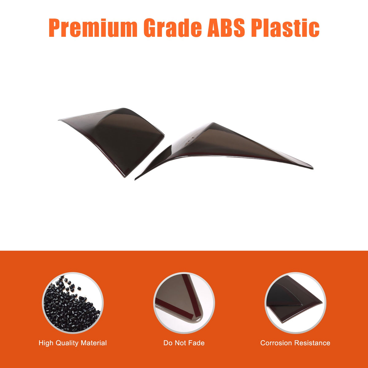 Transparent Gray ABS Tail Light Tint Cover Trim For Honda Passport 2019-2023 11
