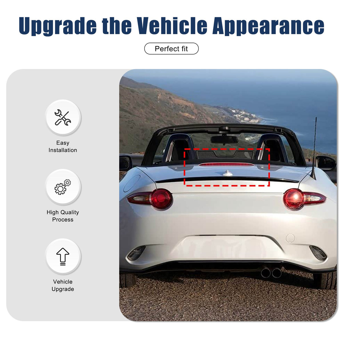 Red Real Carbon Fiber Interior Full Interior Trim For Mazda MX-5 Miata 2016-2026 - Variants 1-5 37