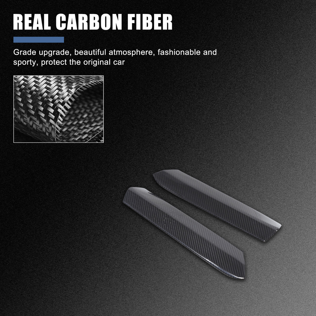 Real Carbon fiber Center Gear Shift Side Trim For Subaru WRX STI VB AT 22-24 10