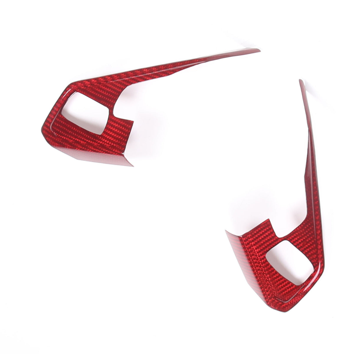 Red Real Carbon Fiber Full Interior Set Decor Trim Kit for Corvette C8 20-25 - Styles 56-60 37