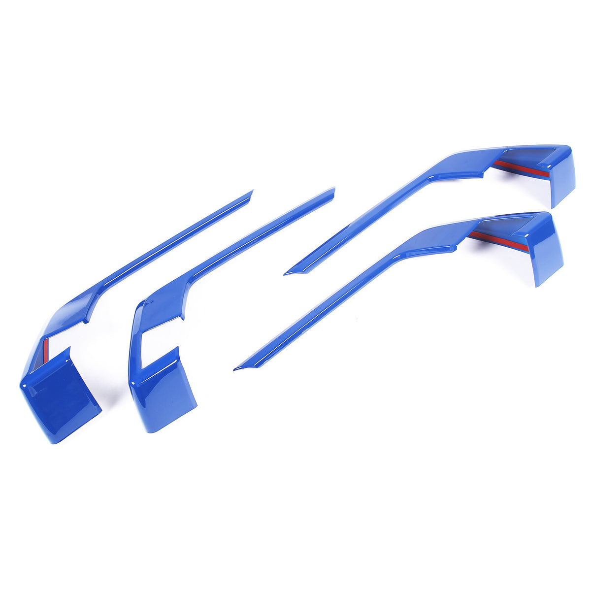 Blue ABS Interior Door Panel Strip Trim Cover For Toyota Tundra/Sequoia 2022-26 3