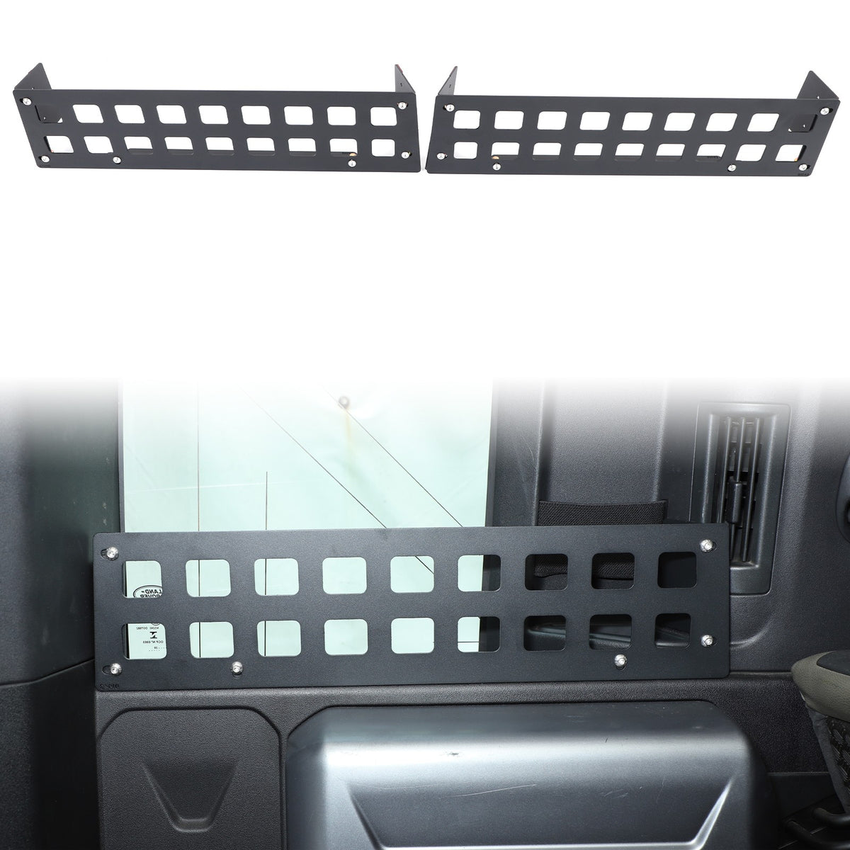 Trunk Side Window Storage Fence Molle Panel For LR Defender L663 110 20+ US 3