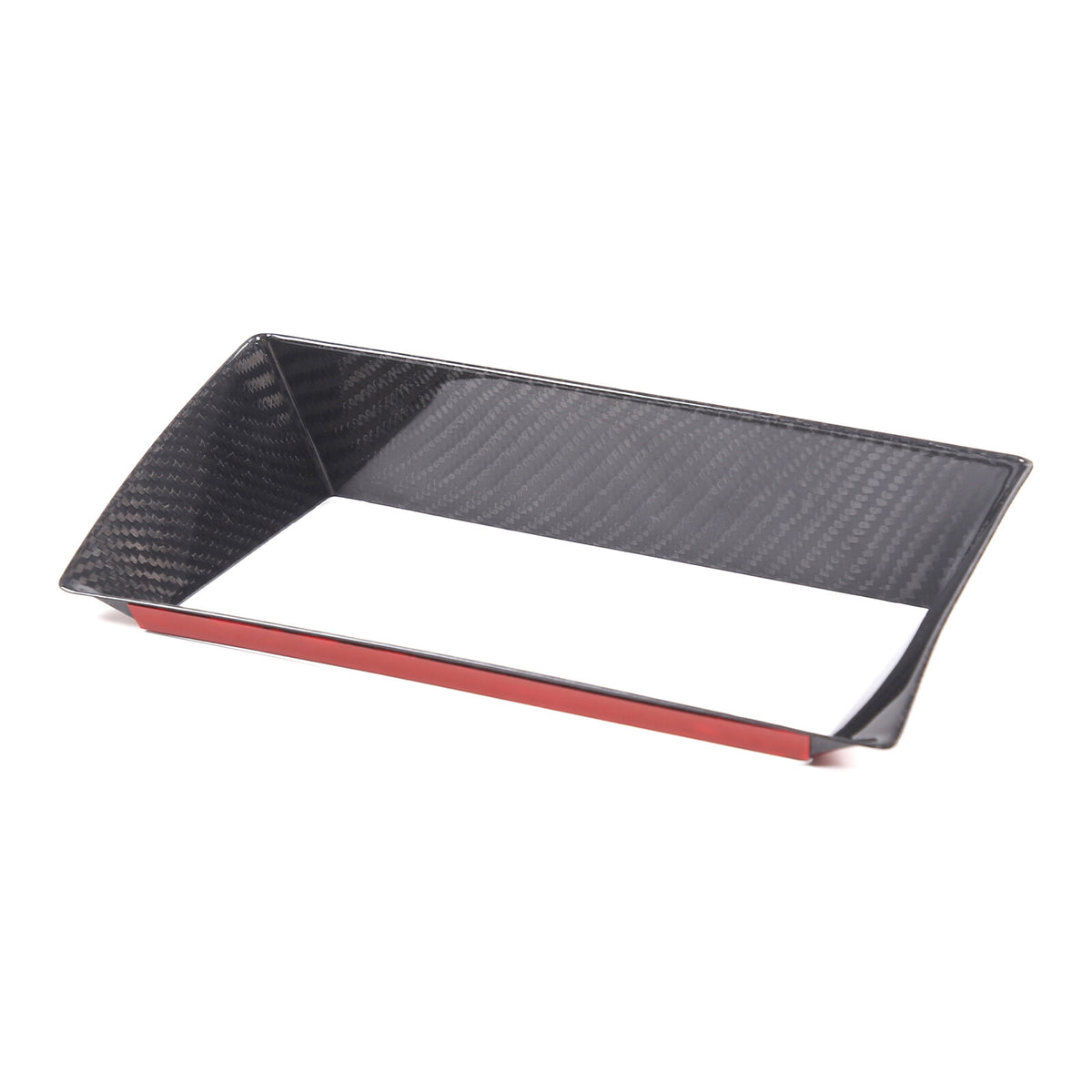 Real Carbon Fiber Touch Display Navigation Screen Cover For Jaguar F-TYPE 13-18 6