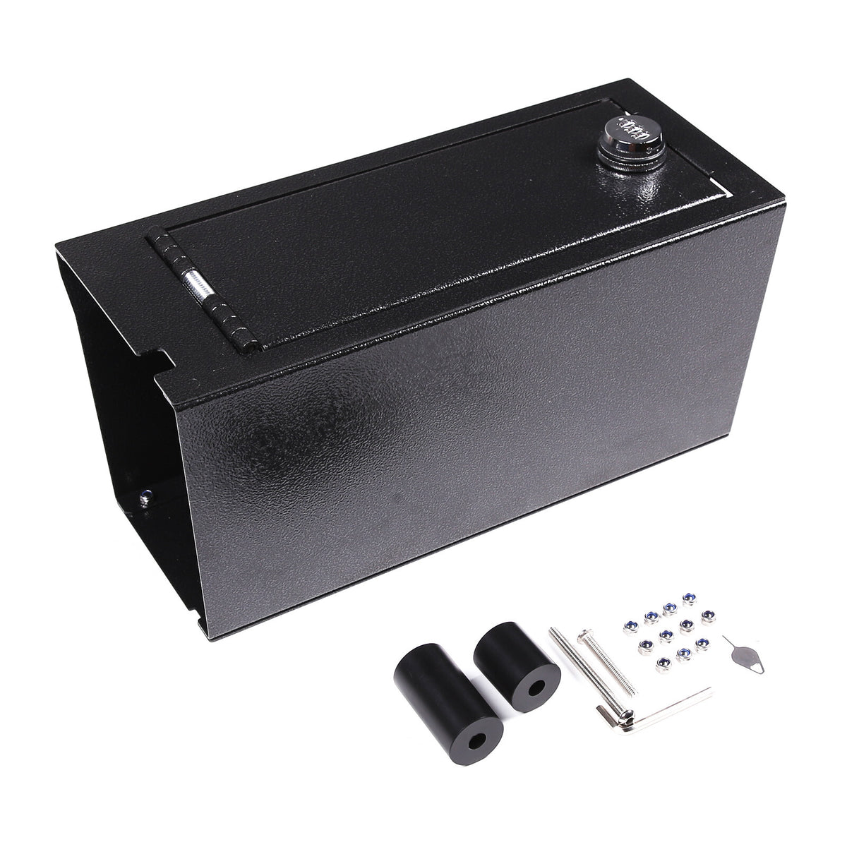 For Toyota Tundra 2014-21 Center Console Small Safe GUN Storage Lock Box W/ TRAY 13