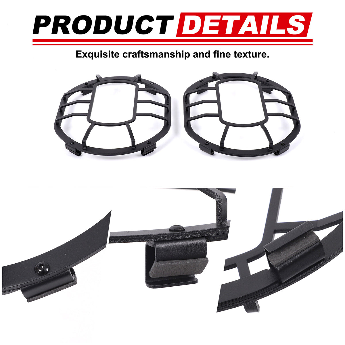Carbon Front Headlight Protection Mesh Trim Cover For Benz G-Class W463 2019+ 12