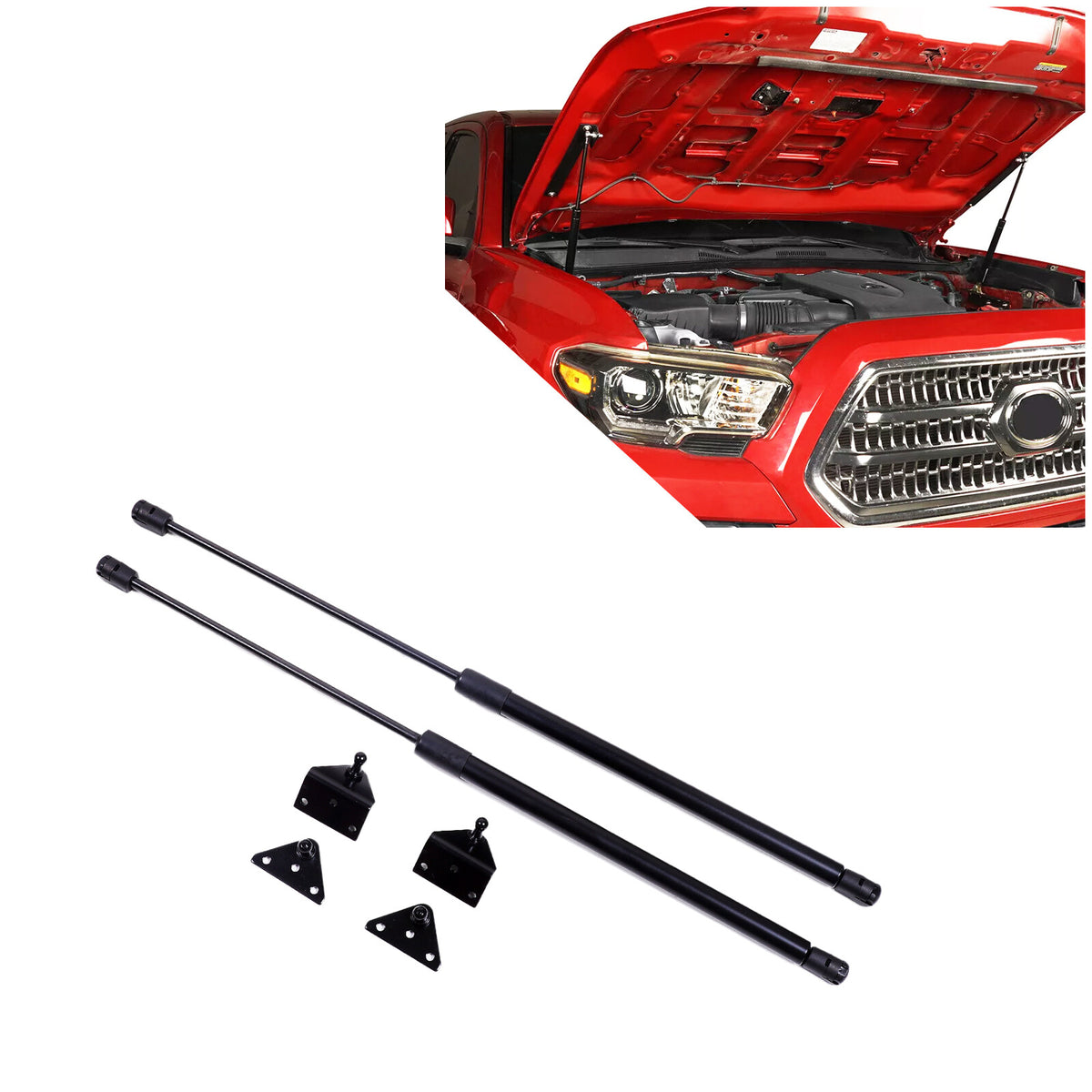 Front Hood Engine box Hydraulic Support Lift Rod For Toyota Tacoma 2016-22 US 6