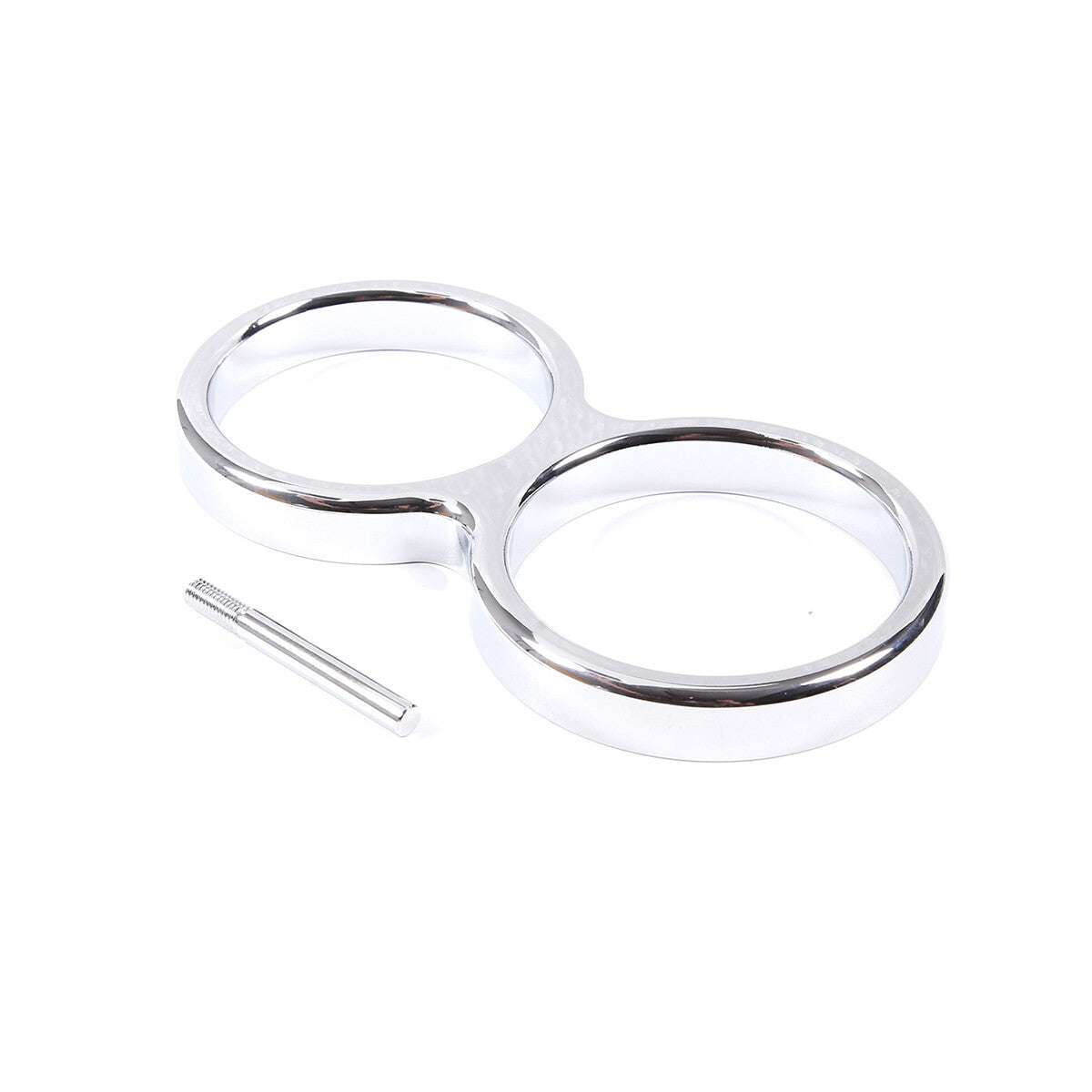 Silver Alloy Water Cup Holder Cover Trim Frame For Hummer H3 2005-09 5