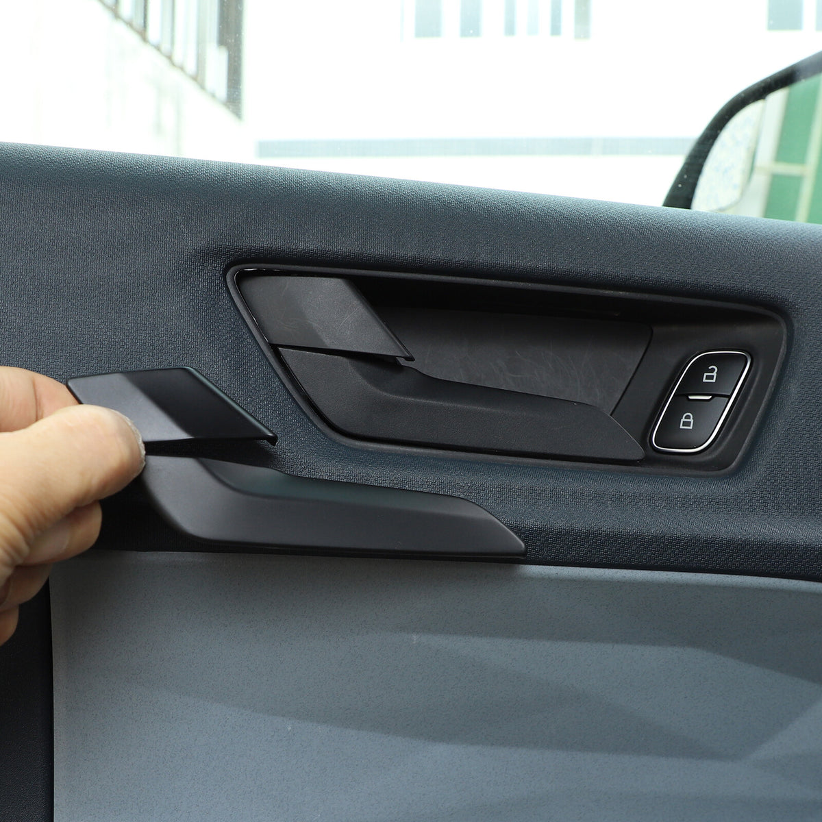 Matte Black Full Interior Set Panel Decor Cover Trim Kit For Ford Maverick 22-24 17